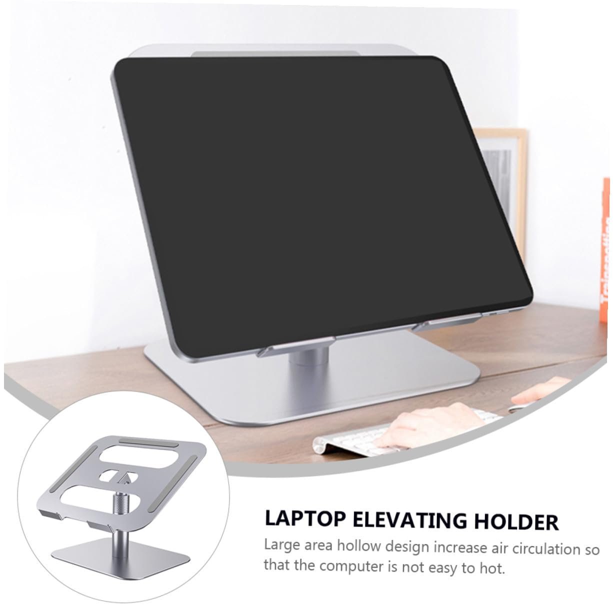 Регульована складна підставка для ноутбука з міцного матеріалу Gatuida з нековзким портативним, фото №7