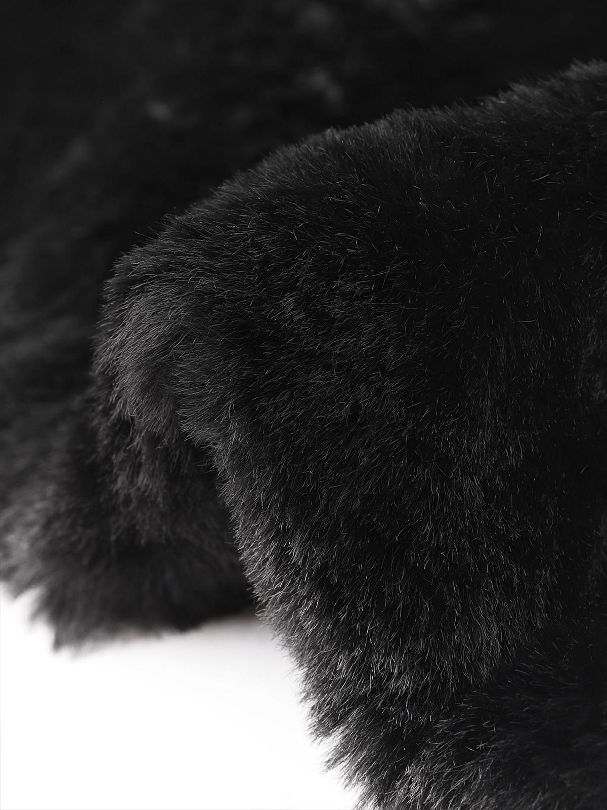 Пальто Allegra K Женское из искусственного меха с карманами, фото №5 Пальто Allegra K Женское из искусственного меха с карманами, фото №5