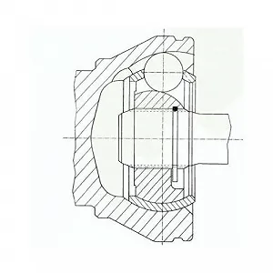 Шарнирный комплект, приводной вал SPIDAN 20928 для VOLVO, передний мост слева, со стороны колеса synthetic.ua - Фото 1