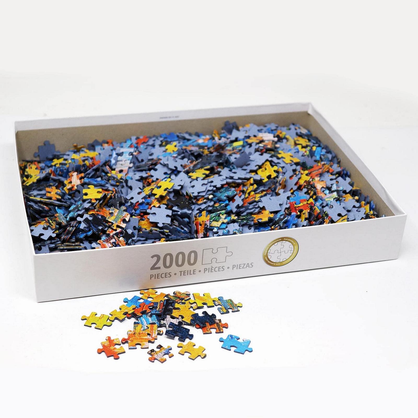 Пазл Close Up Premium Cafe Terrace in the Evening by Van Gogh 2000 элементов 68,8 x 96,6 см, фото №6