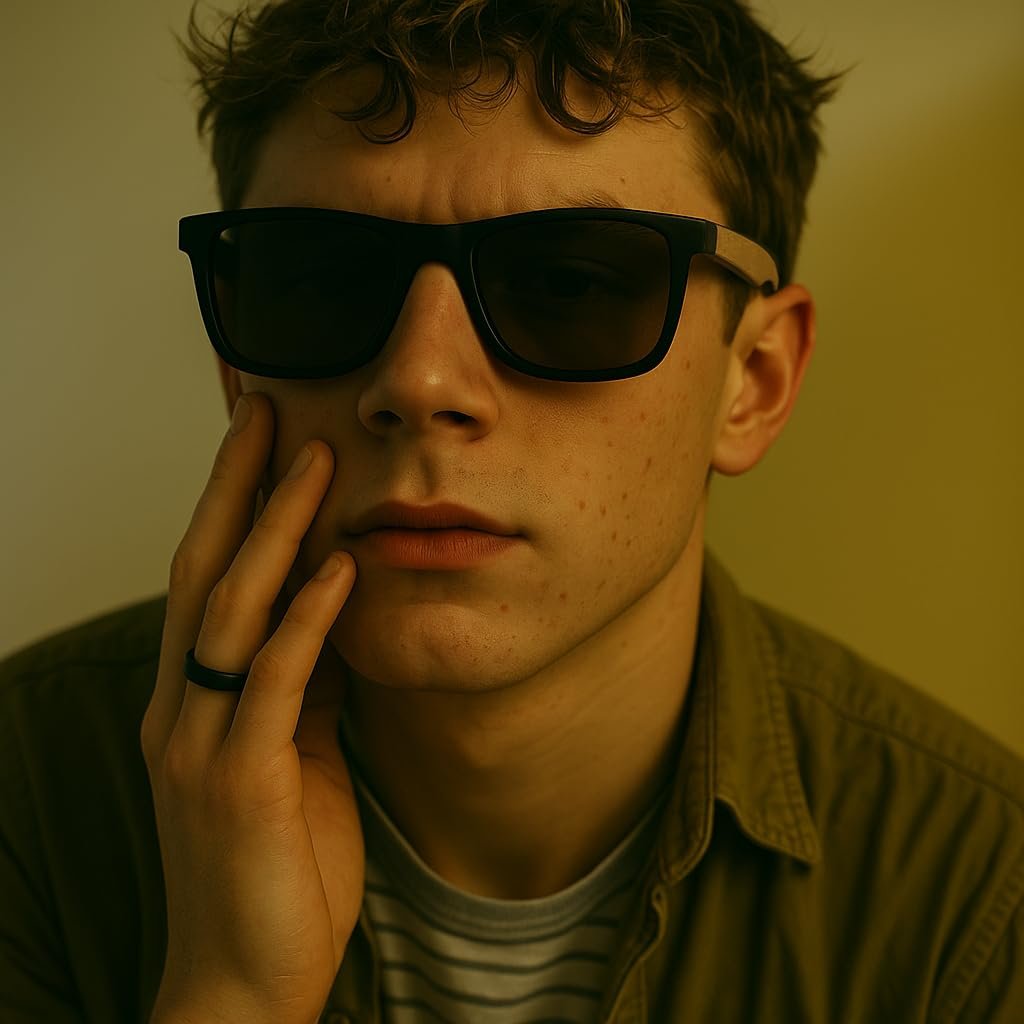 Поляризованные солнцезащитные очки ретро стиля WOODONLY квадратные с защитой UV400 для мужчин и женщин, фото №7