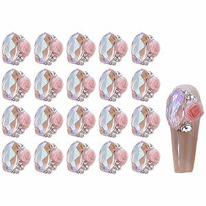 Стрази Квіткові Прямокутні Різнокольорові 4 шт - Фото 1