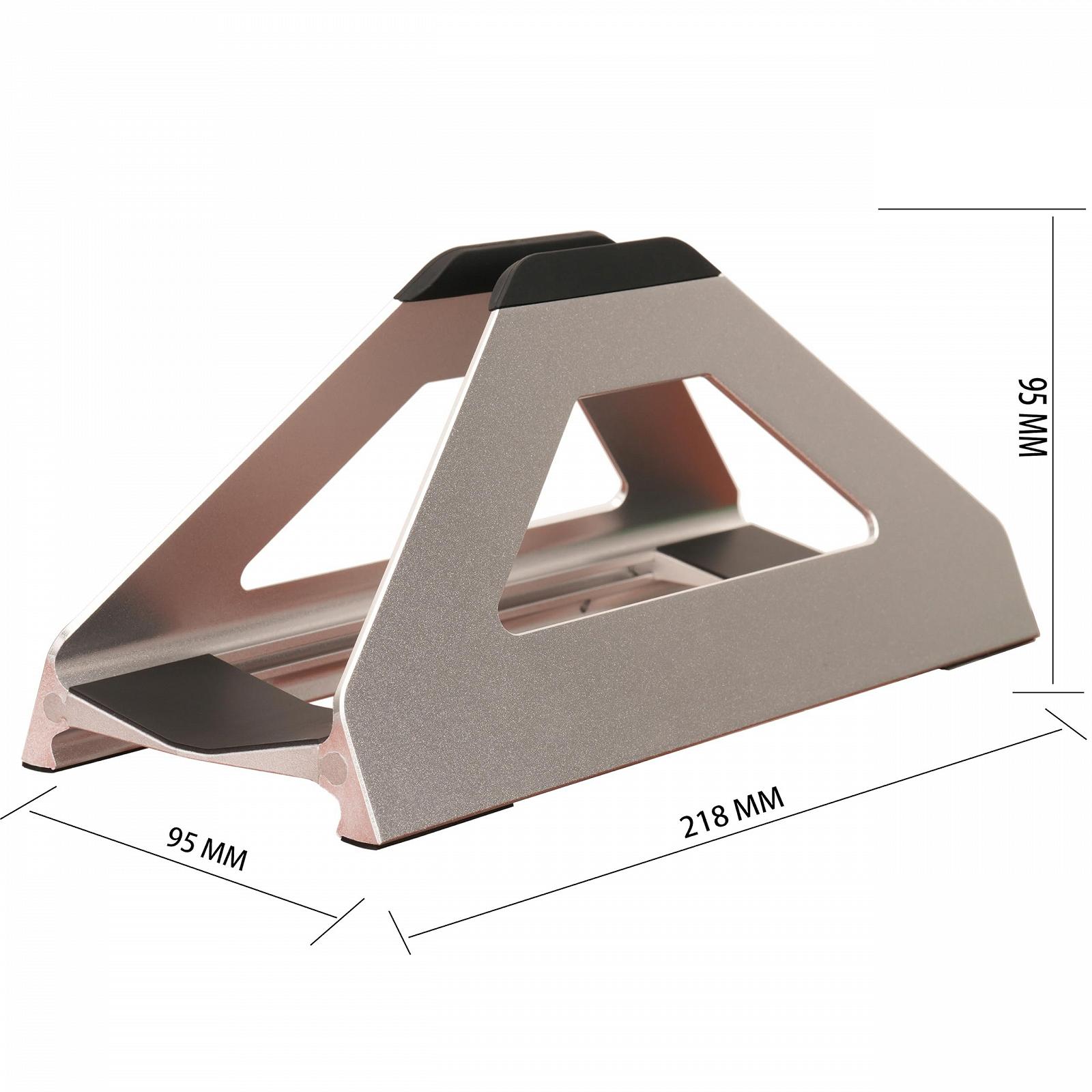 Вертикальная Подставка для Ноутбука Алюминиевая Универсальная для 10-17 Дюймовых Ноутбуков, фото №3 Вертикальная Подставка для Ноутбука Алюминиевая Универсальная для 10-17 Дюймовых Ноутбуков, фото №3