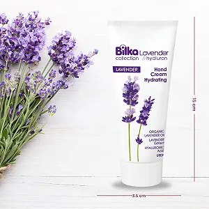 Крем для рук Lavender & Hyaluronic Hydrating с лавандовым маслом, гиалуроновой кислотой, мочевиной, миндальным и маслом авокадо для мягких, молодых рук, 100 мл synthetic.ua - Фото 1