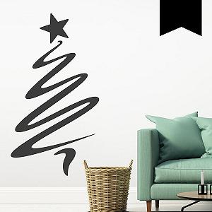 Наклейка на стіну Wandkings Різдвяна ялинка 27 x 50 см - Фото 1