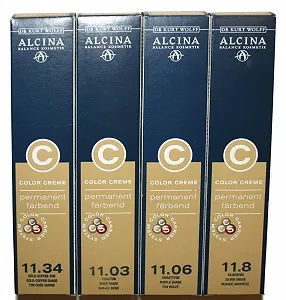 Крем-краска Alcina 5.4 Светло-коричневый/медный - Фото 1