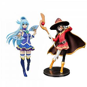Аніме Фігурка Gooyeh Konosuba Megumin та Aqua, 20 см, 2 шт. - Фото 1