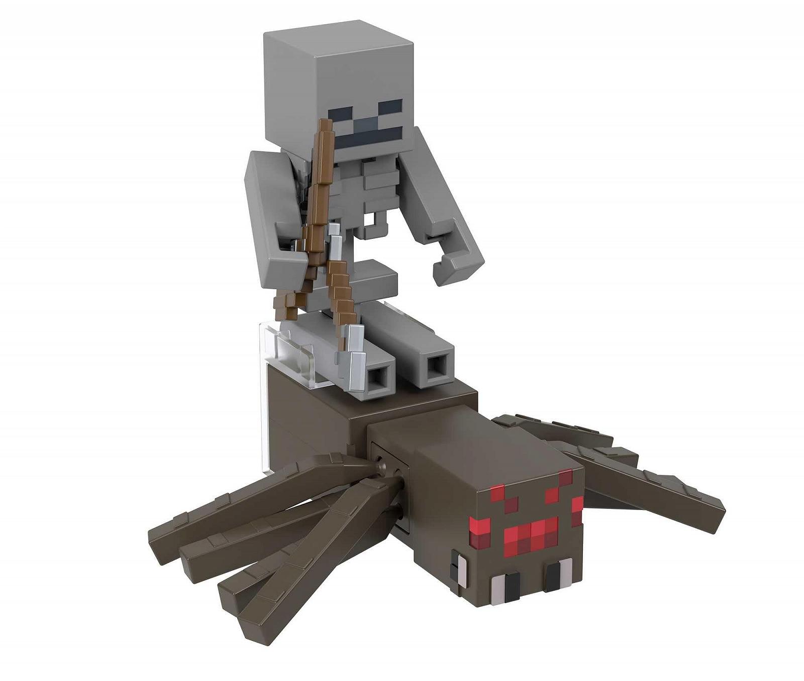 Фигурка Mattel Minecraft HLB29, 8 см, набор из 2 фигурок и 2 аксессуаров, коллекционная фигурка, фото №2