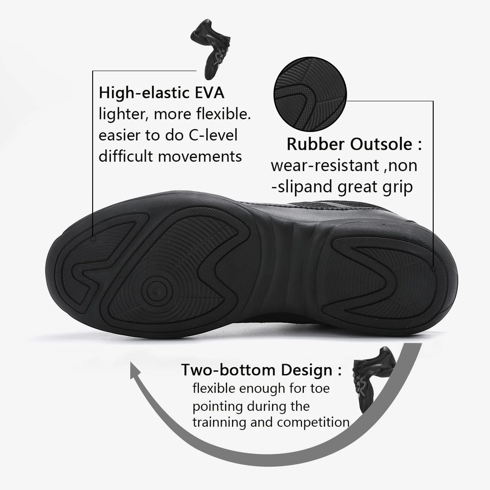 кроссовки для черлидинга, танцевальные кроссовки для черлидеров для девочек и молодежи, нескользящие кроссовки для гимнастики, джаза, йоги, фото №5