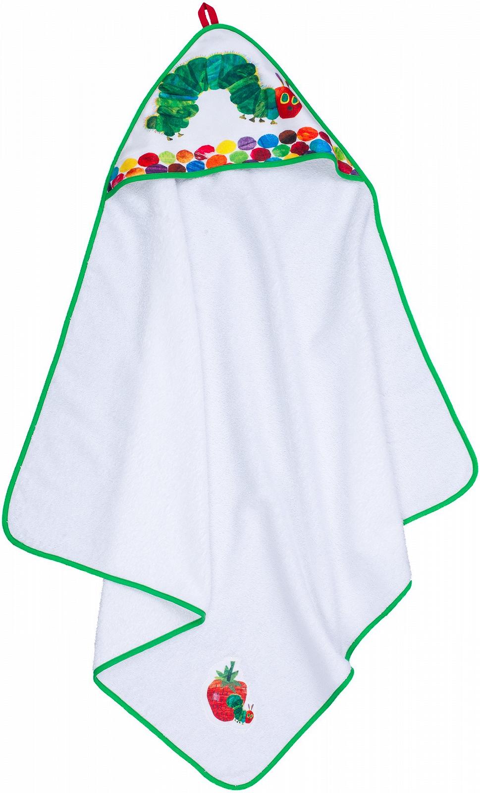 Рушник з капюшоном Smithy Fashion The very Hungry Caterpillar Design 80 x 80 Білий, фото №4