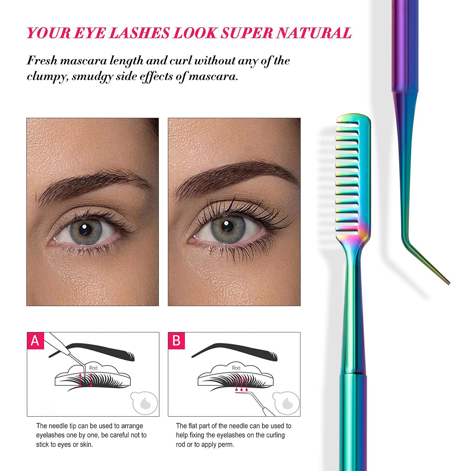 Аксессуары FVION Eyelash Lifting Комплект 2 шт Нержавеющая сталь Для ресниц Разноцветный, фото №2