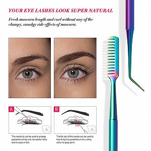 Аксесуари FVION Eyelash Lifting Набір 2 шт Нержавіюча Сталь Для вій Різнокольоровий synthetic.ua - Фото 1