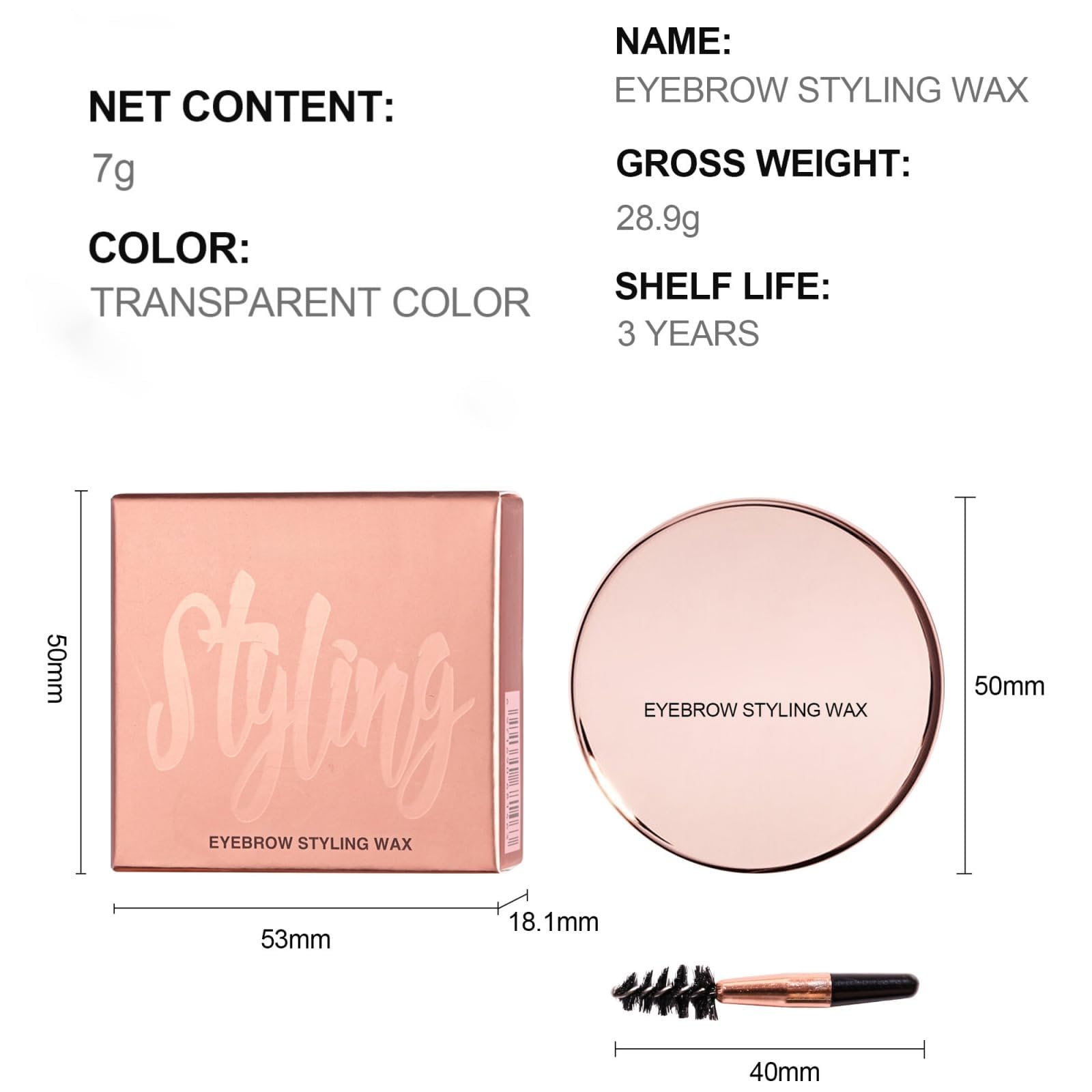 Гель NAOLVE для бровей прозрачный длительного действия, фото №6 Гель NAOLVE для бровей прозрачный длительного действия, фото №6