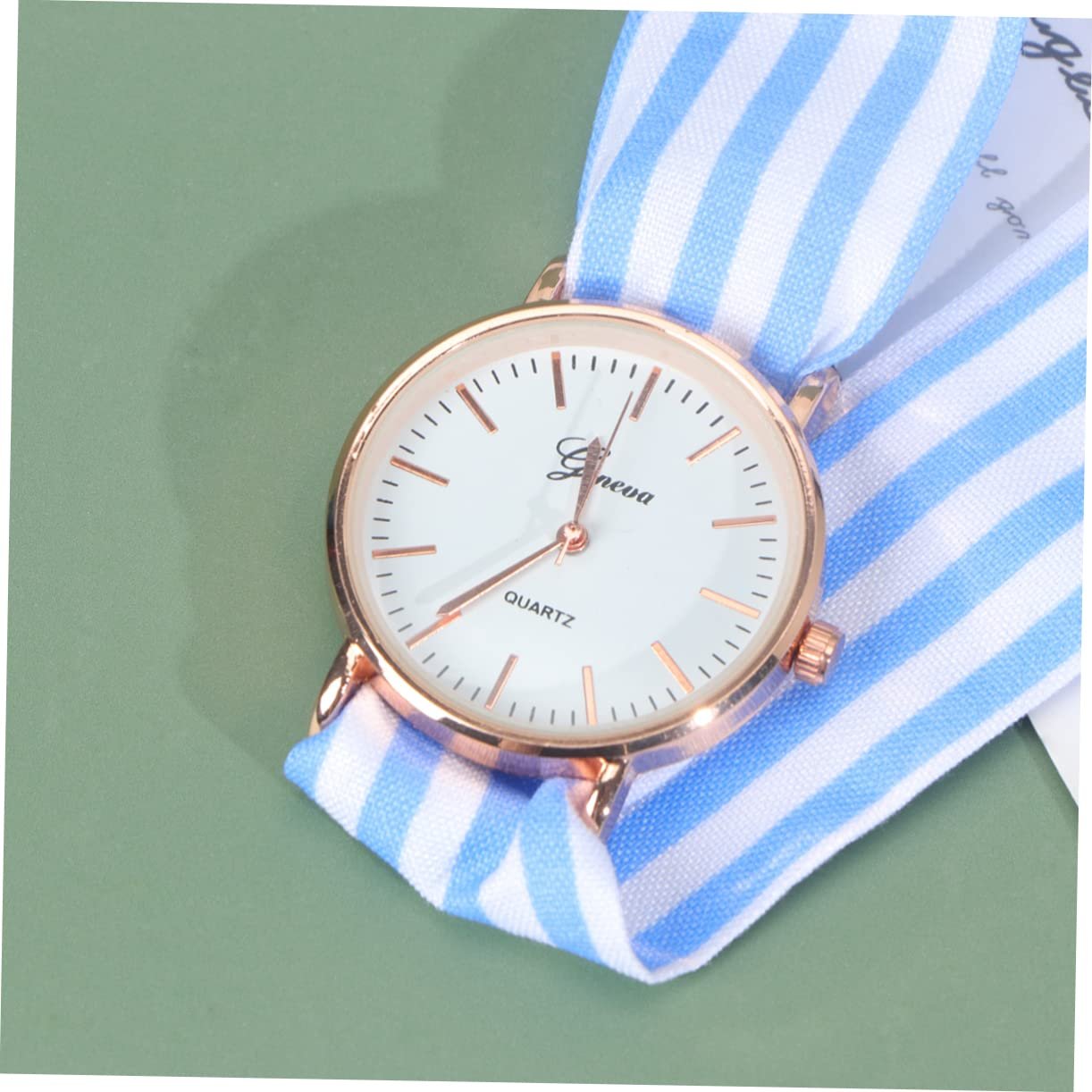 Годинник з бантом LIFKOME поліестер - жіночий кварцовий наручний годинник, блакитний, фото №9 Годинник з бантом LIFKOME поліестер - жіночий кварцовий наручний годинник, блакитний, фото №9