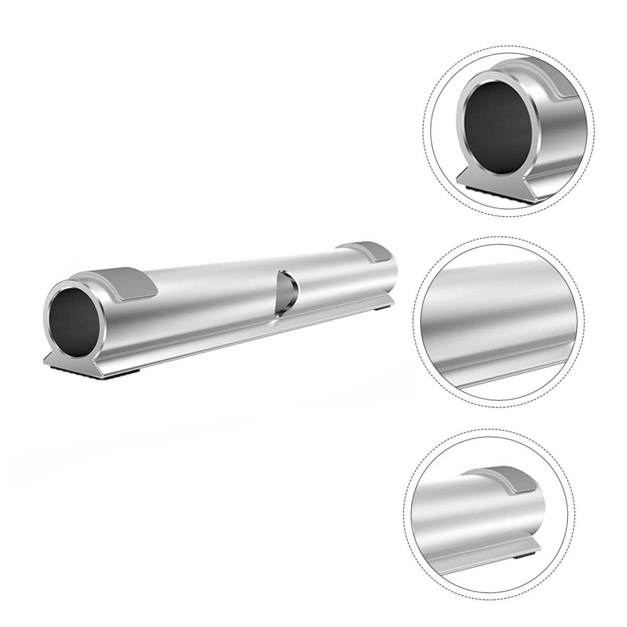 Підставка для ноутбука алюмінієва Toddmomy нековзна з піднятою з організацією кабелів, термостійка та портативна, сумісна для столу та дивана, фото №5