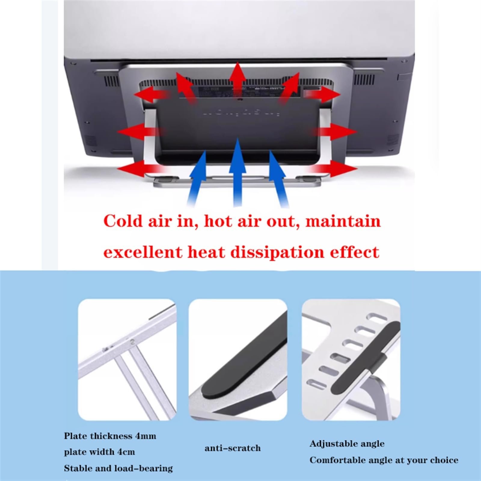 Подставка для ноутбука до 15,6 дюймов, фото №5 Подставка для ноутбука до 15,6 дюймов, фото №5