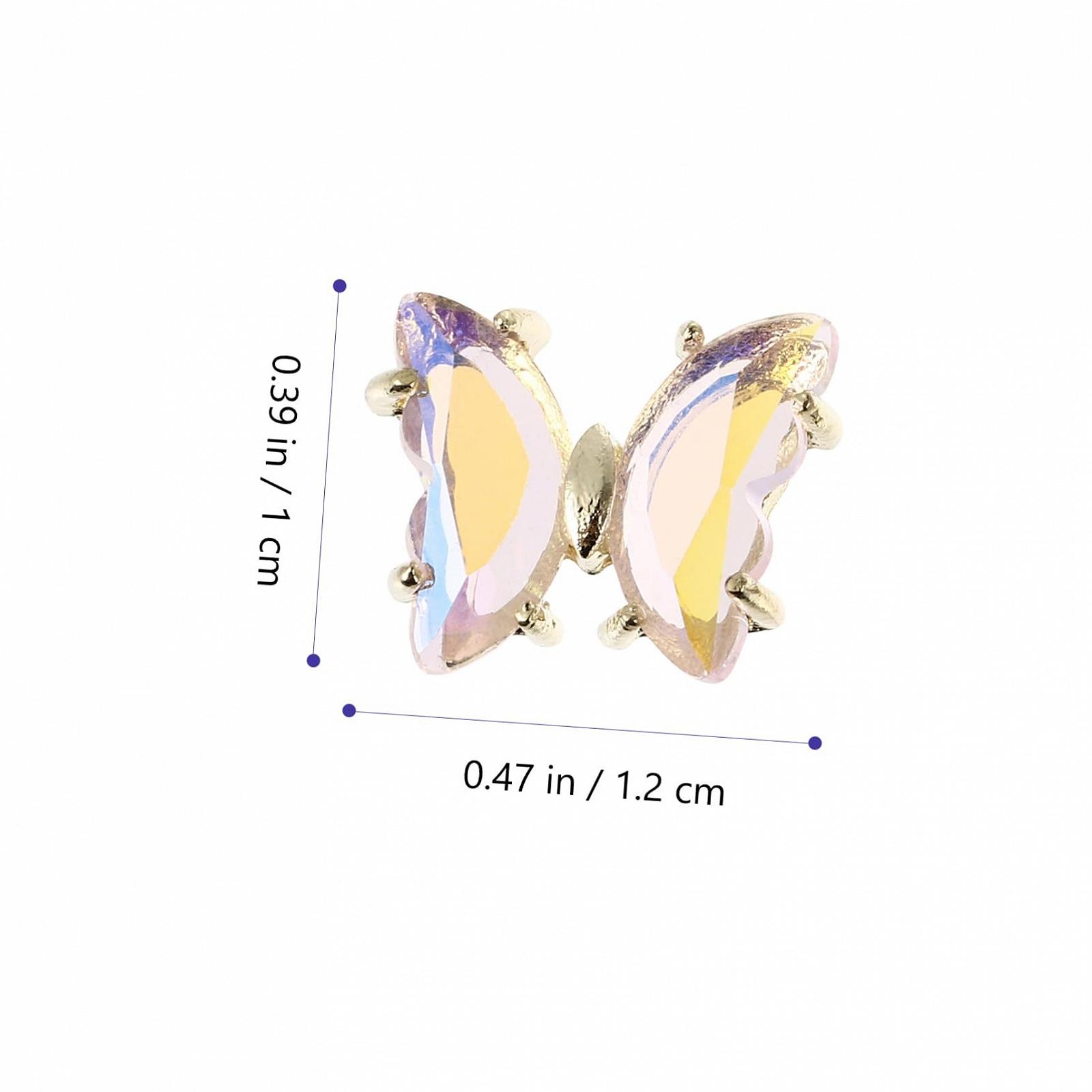 3D Healeved Метелик Кристал Безпечний матеріал 40 штук x 4, фото №8