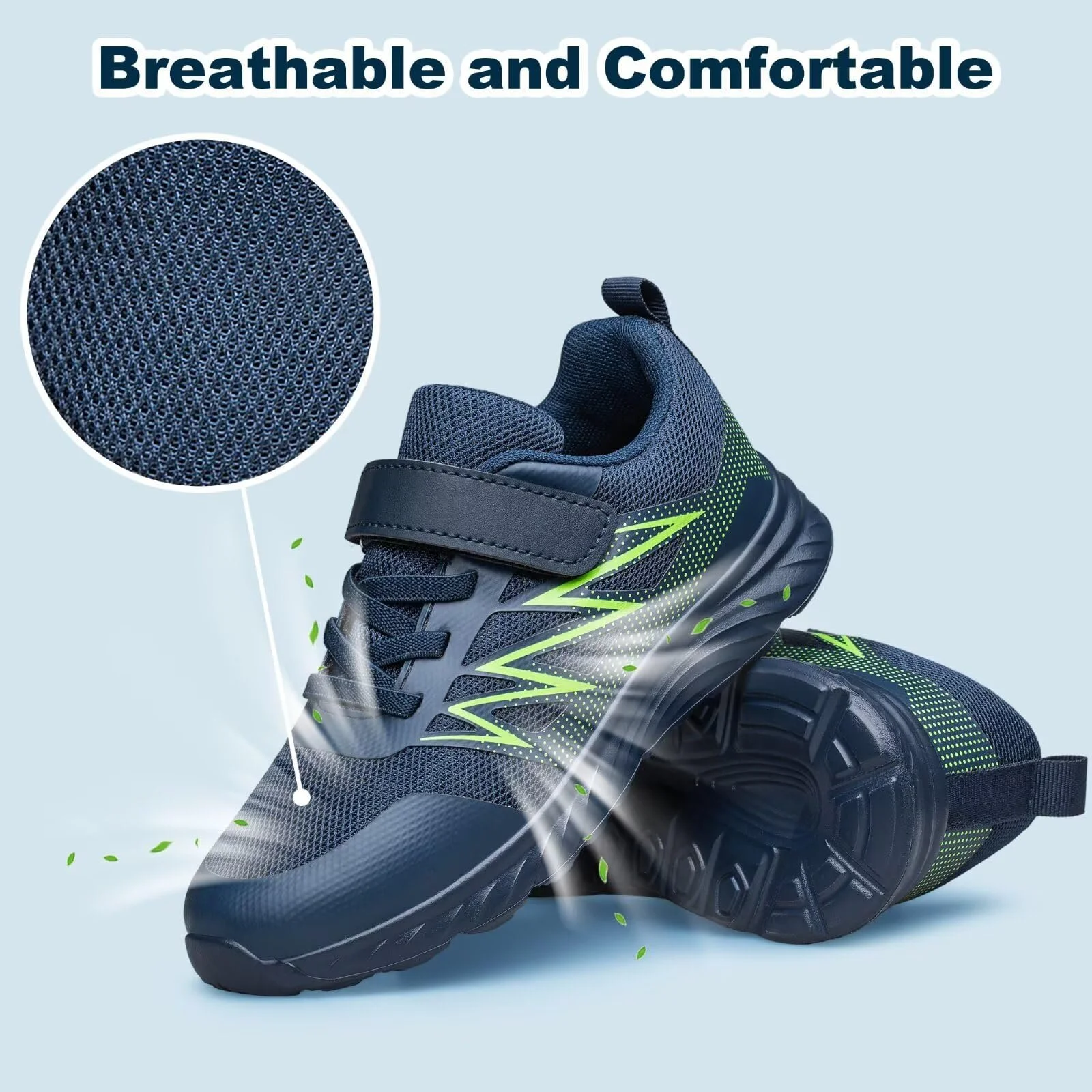 ADQ Детские унисекс кроссовки для девочек и мальчиков Спортивная обувь дышащие кроссовки для бега в помещении, фото №3 ADQ Детские унисекс кроссовки для девочек и мальчиков Спортивная обувь дышащие кроссовки для бега в помещении, фото №3