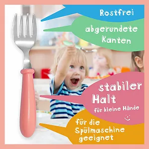 Набор детской посуды с приборами Damaloo Frozen Анна и Эльза, фиолетовый synthetic.ua - Фото 1