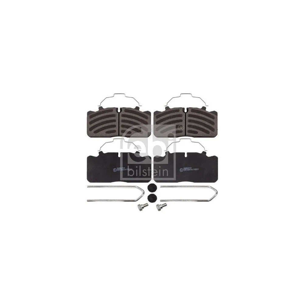 Комплект тормозных колодок, дисковый тормоз FEBI BILSTEIN 16564 для DAF IVECO MAN VOLVO KRONE, фото №2