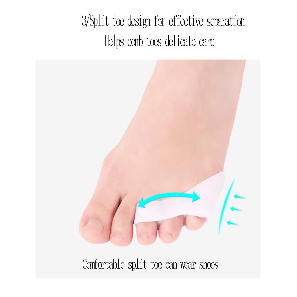 Коректор великого пальця стопи CAZARU, варусний роздільник пальців SEBS, силіконовий гелевий розтягувач, фото №6