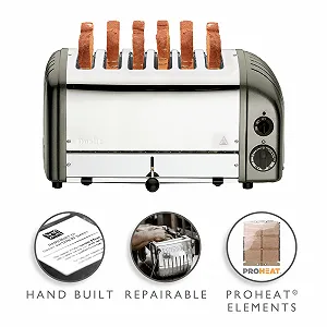 Тостер Dualit E269 на 6 скибочок synthetic.ua - Фото 1