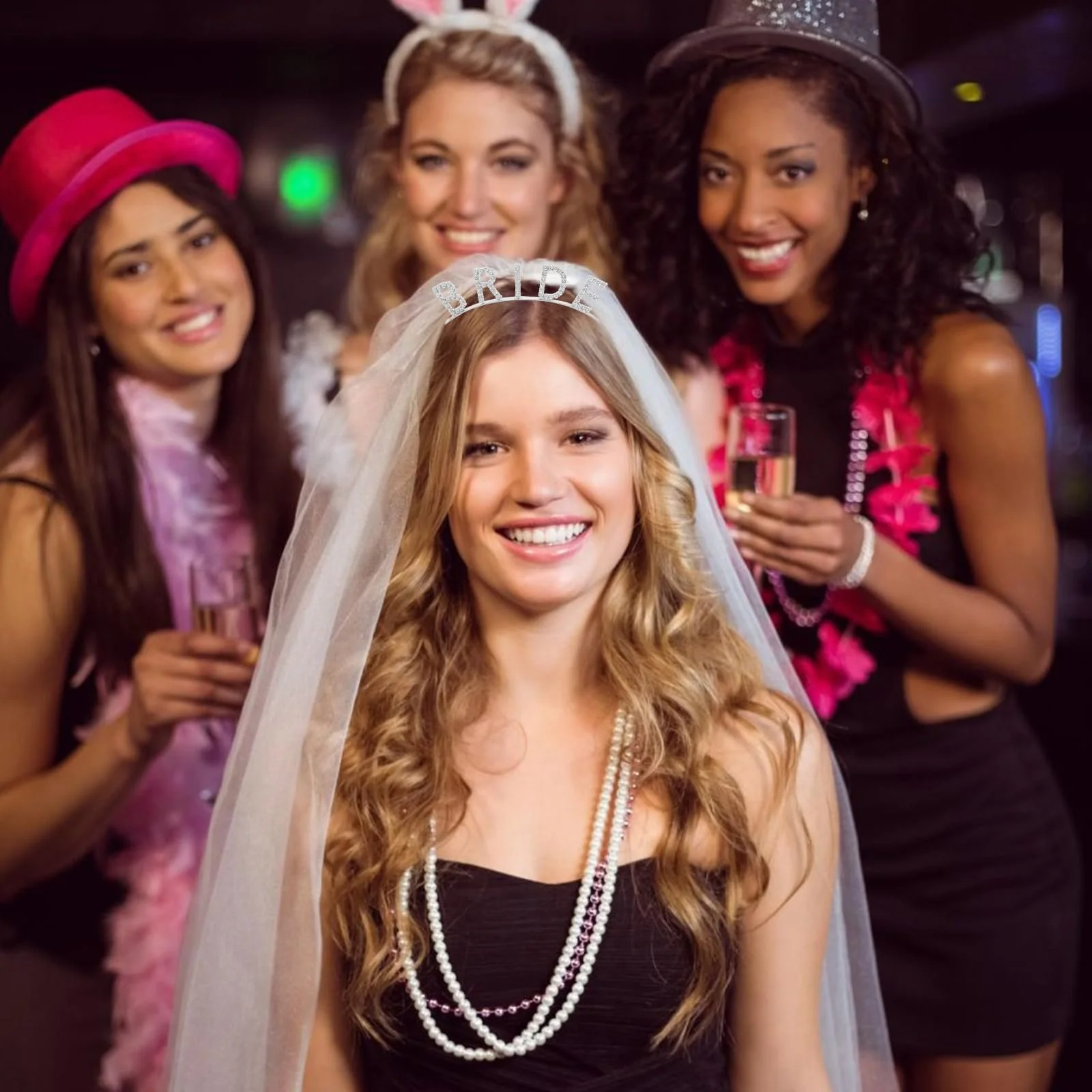 Обруч Невеста Серебристый, фото №6