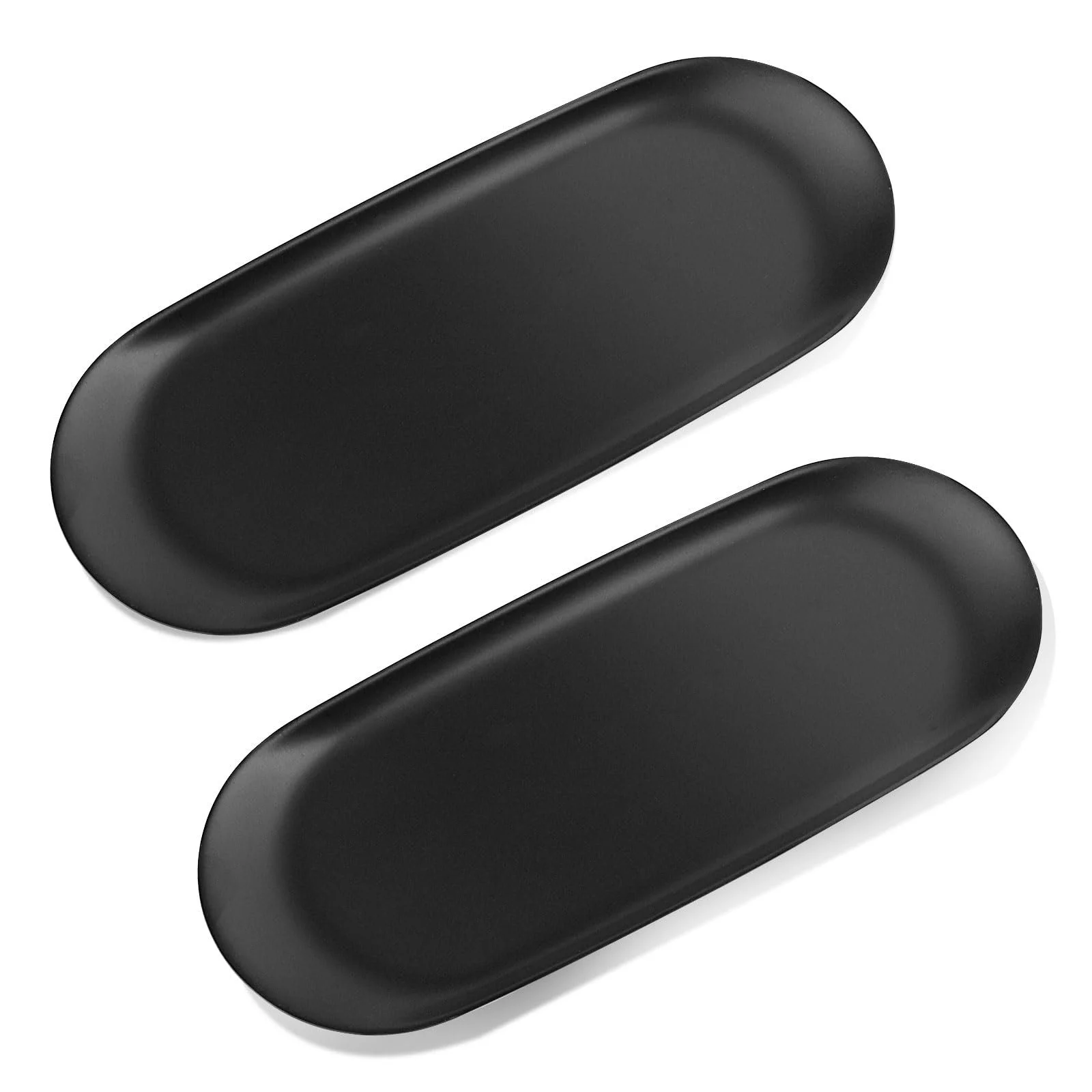 Набор подносов 2шт. Овальный поднос для сервировки десертов, косметики, ювелирных изделий, свечей, фото №1 Набор подносов 2шт. Овальный поднос для сервировки десертов, косметики, ювелирных изделий, свечей, фото №1