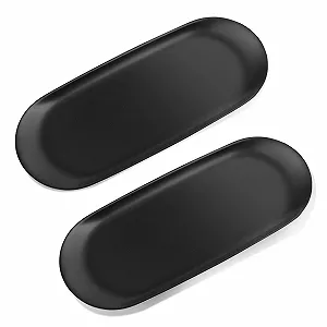 Купить Набор подносов 2шт. Овальный поднос для сервировки десертов, косметики, ювелирных изделий, свечей - Фото 1 Набор подносов 2шт. Овальный поднос для сервировки десертов, косметики, ювелирных изделий, свечей - Фото 1