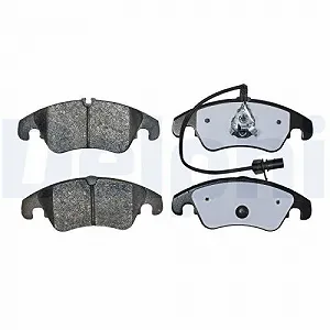 Комплект тормозных колодок DELPHI LP3152 дисковый тормоз для AUDI, AUDI (FAW), VW (SVW) synthetic.ua - Фото 1