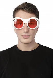 Солнцезащитные очки Willy Wonka Черно-белые synthetic.ua - Фото 1