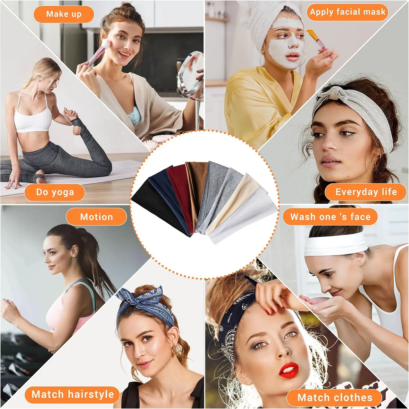 Набор повязок для волос, фото №7