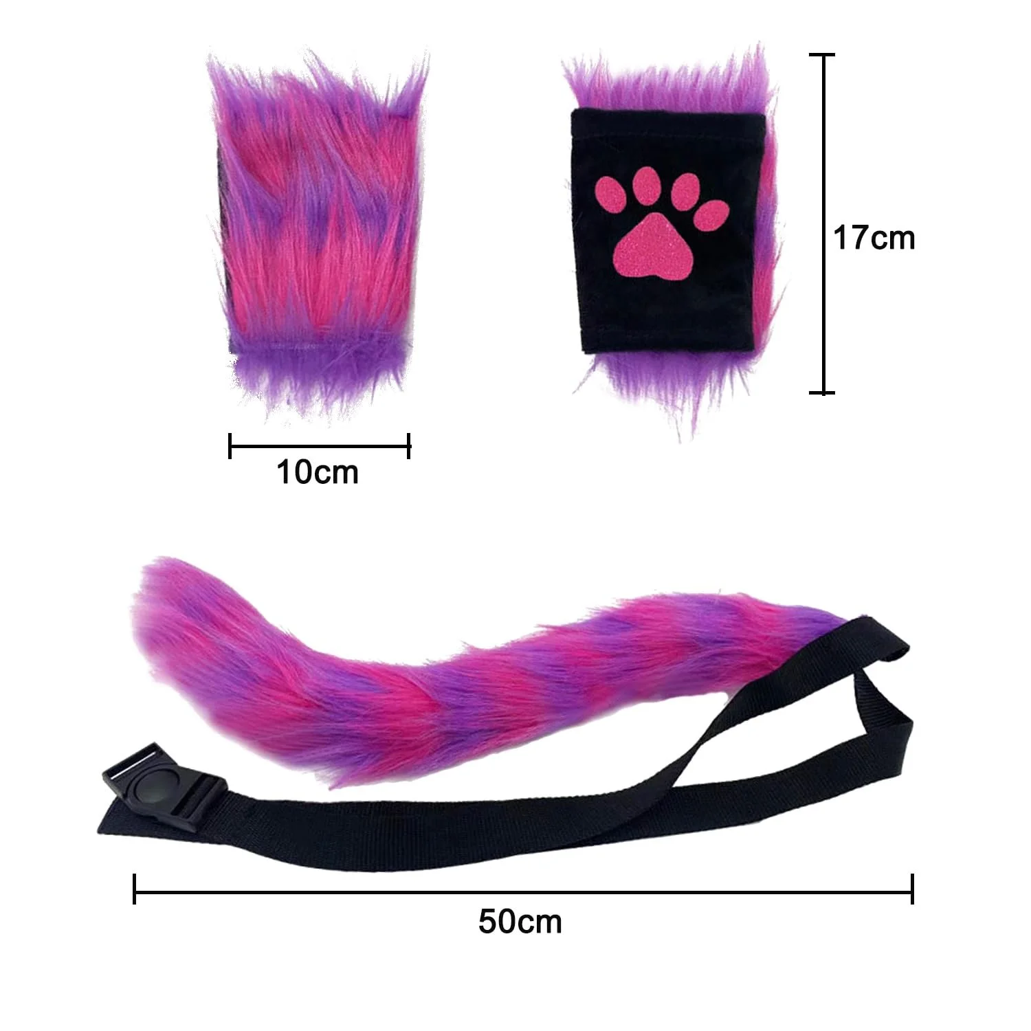 Обруч для волосся Вушка кота Фіолетовий, 4 шт., фото №3 Обруч для волосся Вушка кота Фіолетовий, 4 шт., фото №3