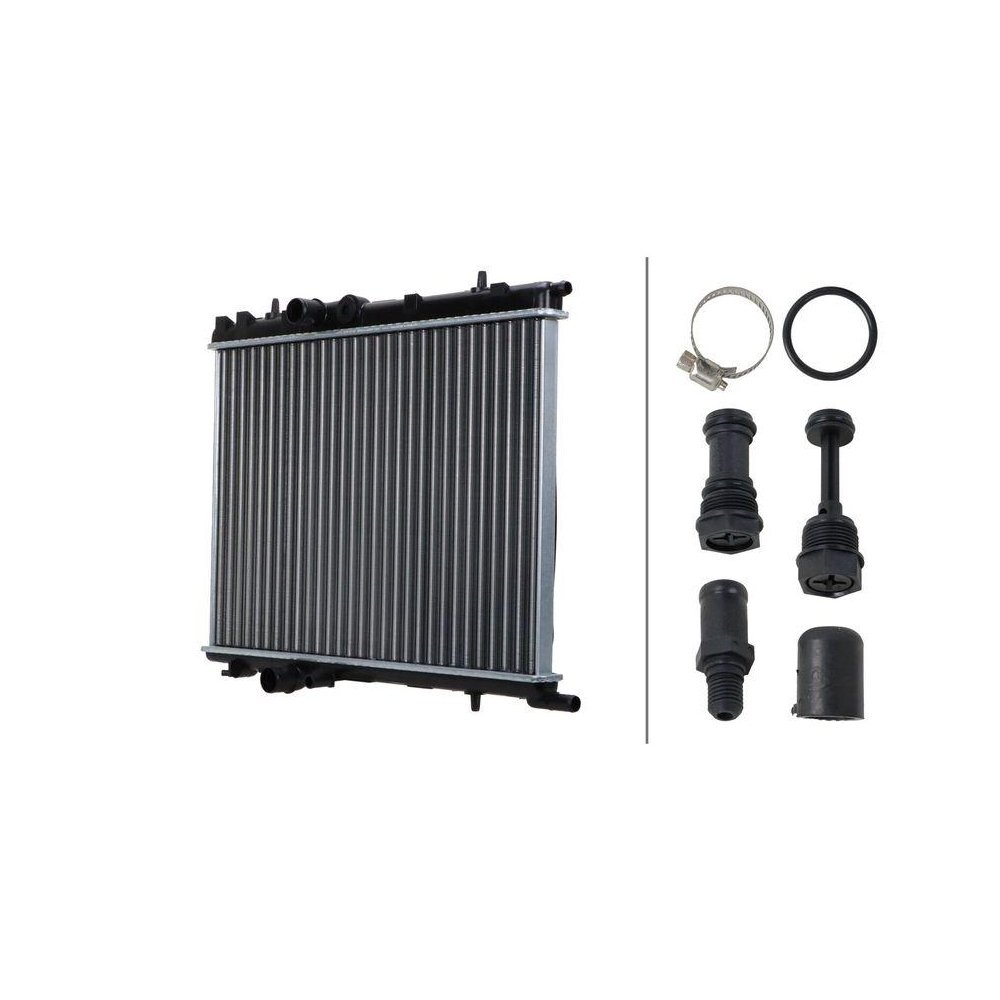 Радиатор охлаждения двигателя HELLA 8MK 366 302-671, фото №1 Радиатор охлаждения двигателя HELLA 8MK 366 302-671, фото №1