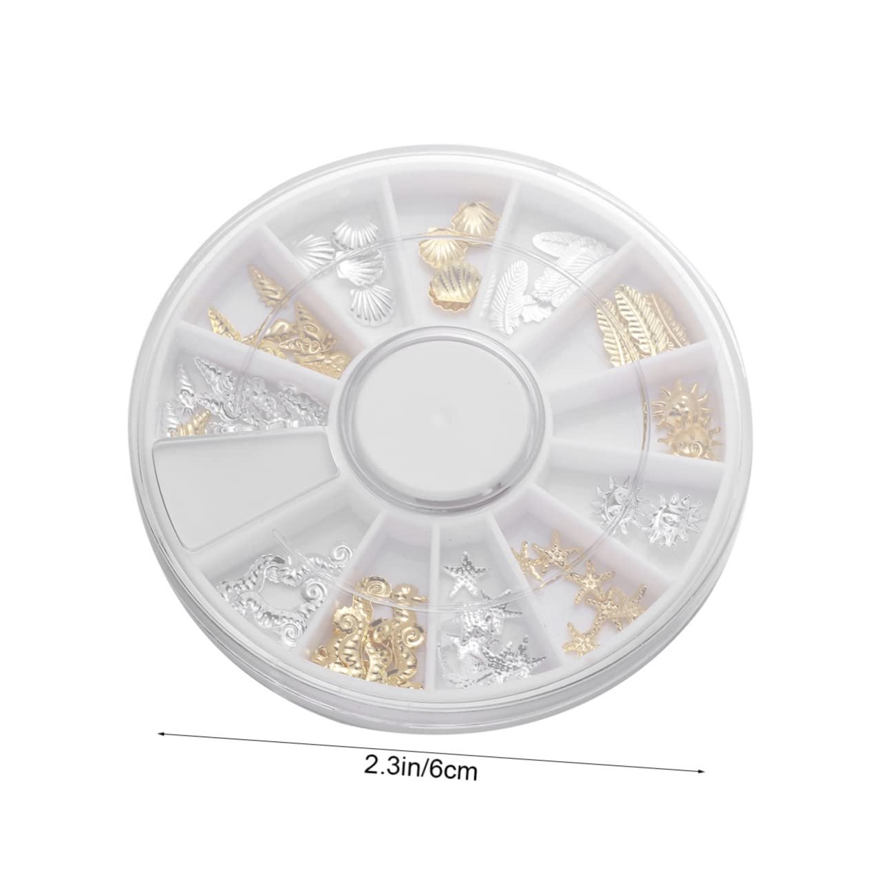 Блестки для ногтей FRCOLOR 3 шт 12 Наклейки для ногтей DIY, украшения для ногтей, блестящие стразы для ногтей, золотые блестящие листы для ногтей для детей, фото №9