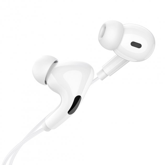 Наушники вакуумные Hoco M83 Type-C белые с функцией DAC, фото №1