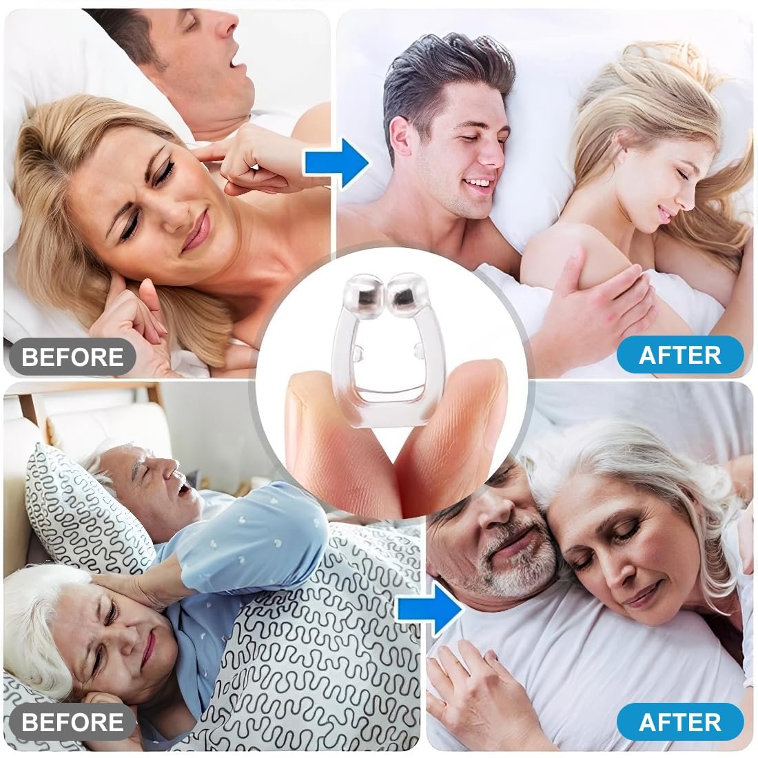 Клипсы для носа Магнитные силиконовые 10 шт., фото №4