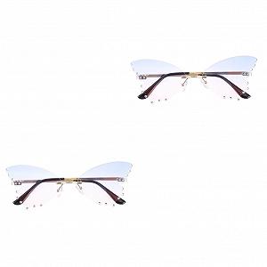 Сонцезахисні окуляри PACKOVE Без оправи Дзеркальні літні для жінок - Фото 1