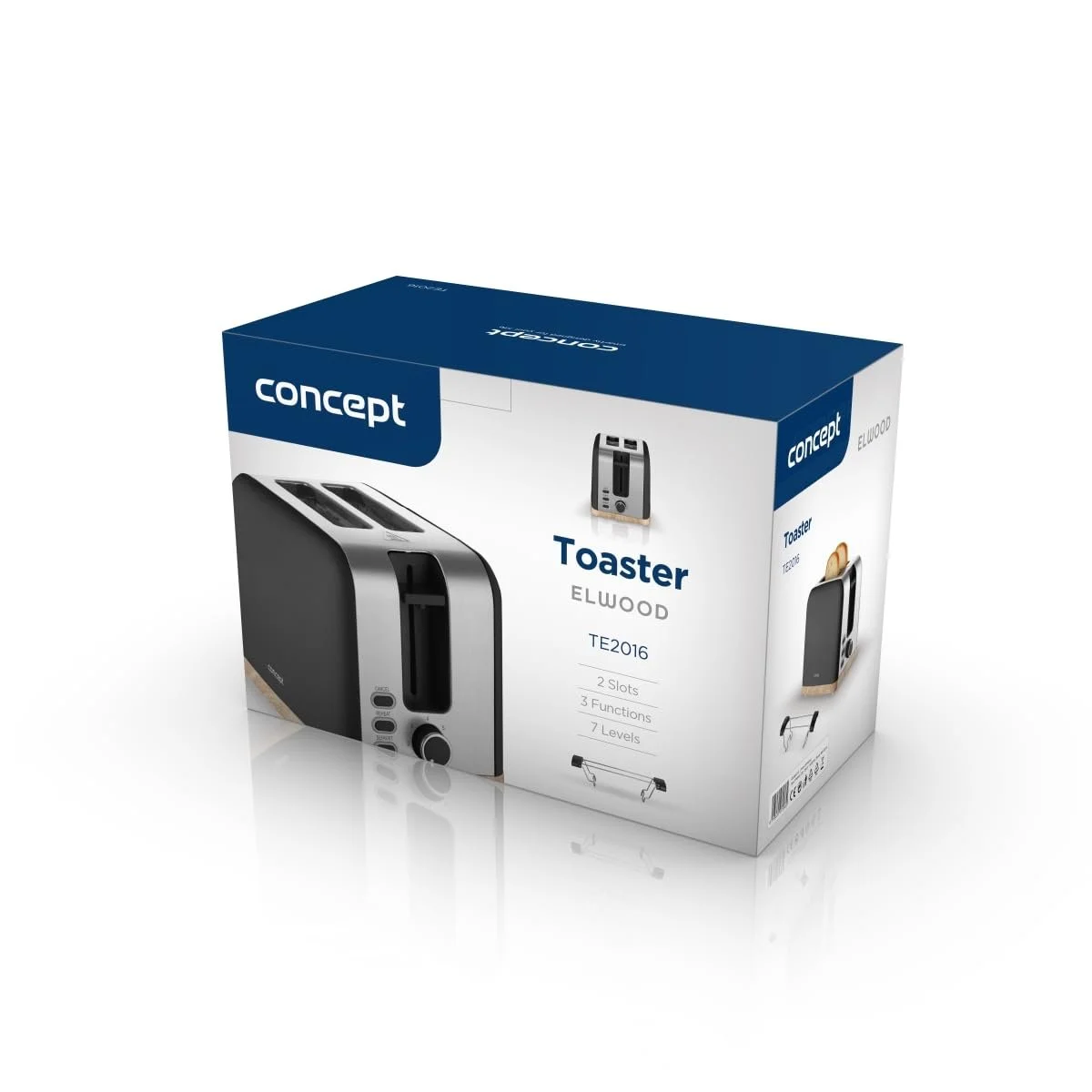 Тостер Concept Elwood TE2016 Чорний, фото №6