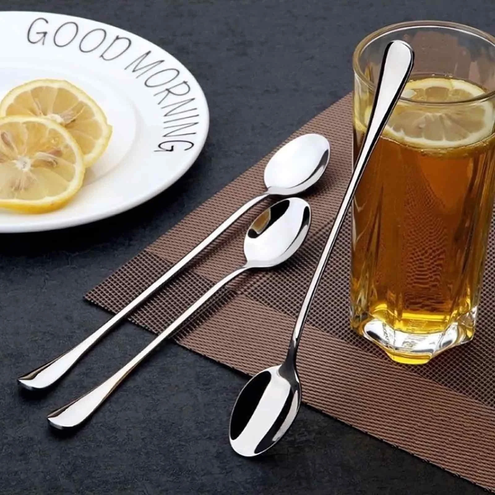 Ложка для кави з нержавіючої сталі 6 шт, фото №6