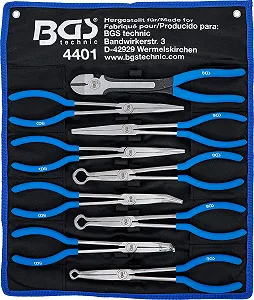 Набор плоскогубцев BGS 4401 Long / Flat и для свечей зажигания, очень длинный, 9 шт - Фото 1