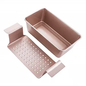 Форма для выпечки Gadpiparty углеродистая сталь антипригарная со съемной вставкой Rose Gold - Фото 1