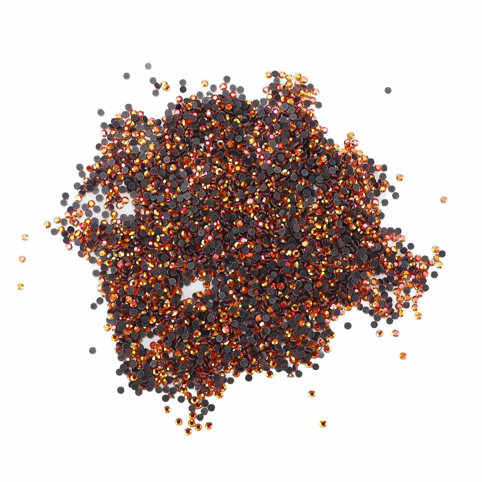 Стразы круглые Iridescent DIY 14400 штук, разноцветные, фото №5