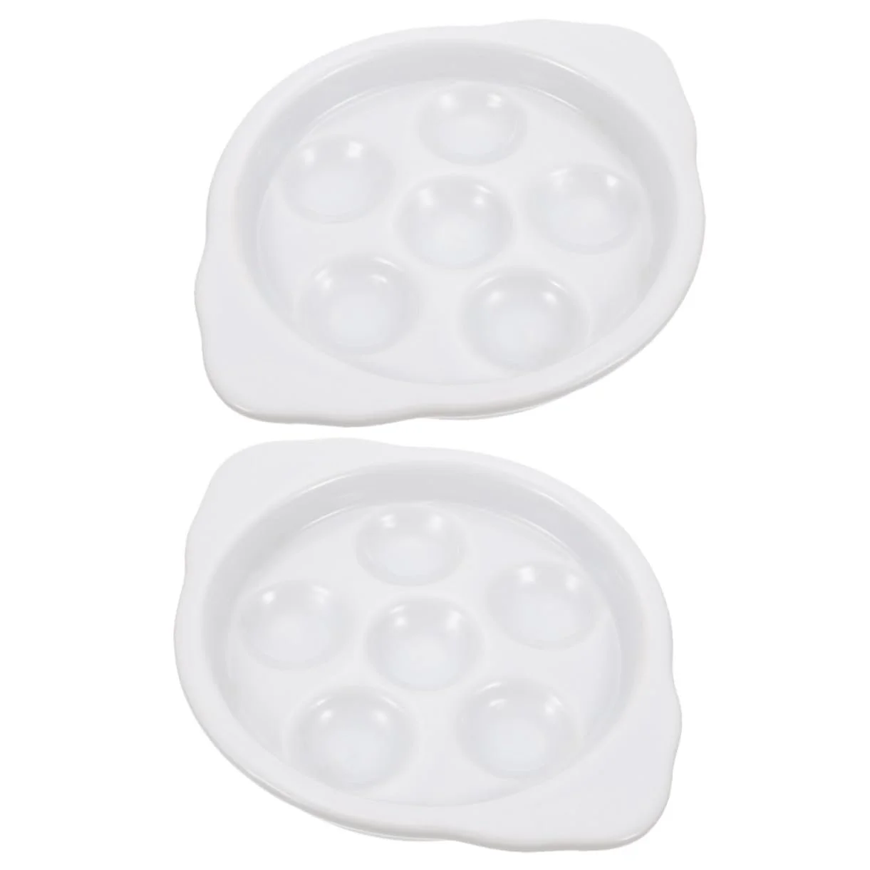 Набор форм для запекания улиток 2 шт керамические с ручками для морепродуктов, фото №1 Набор форм для запекания улиток 2 шт керамические с ручками для морепродуктов, фото №1