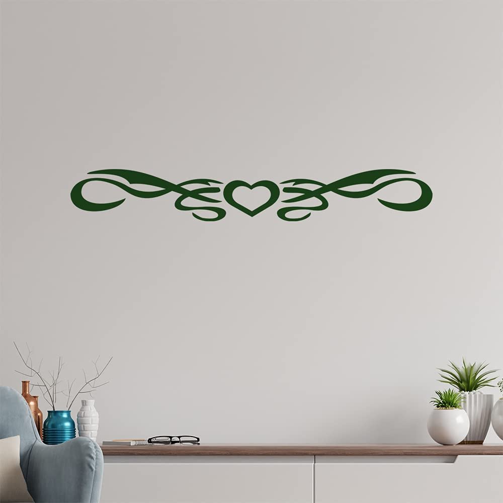 Наклейка на стену Tribal Heart Виниловая, фото №1