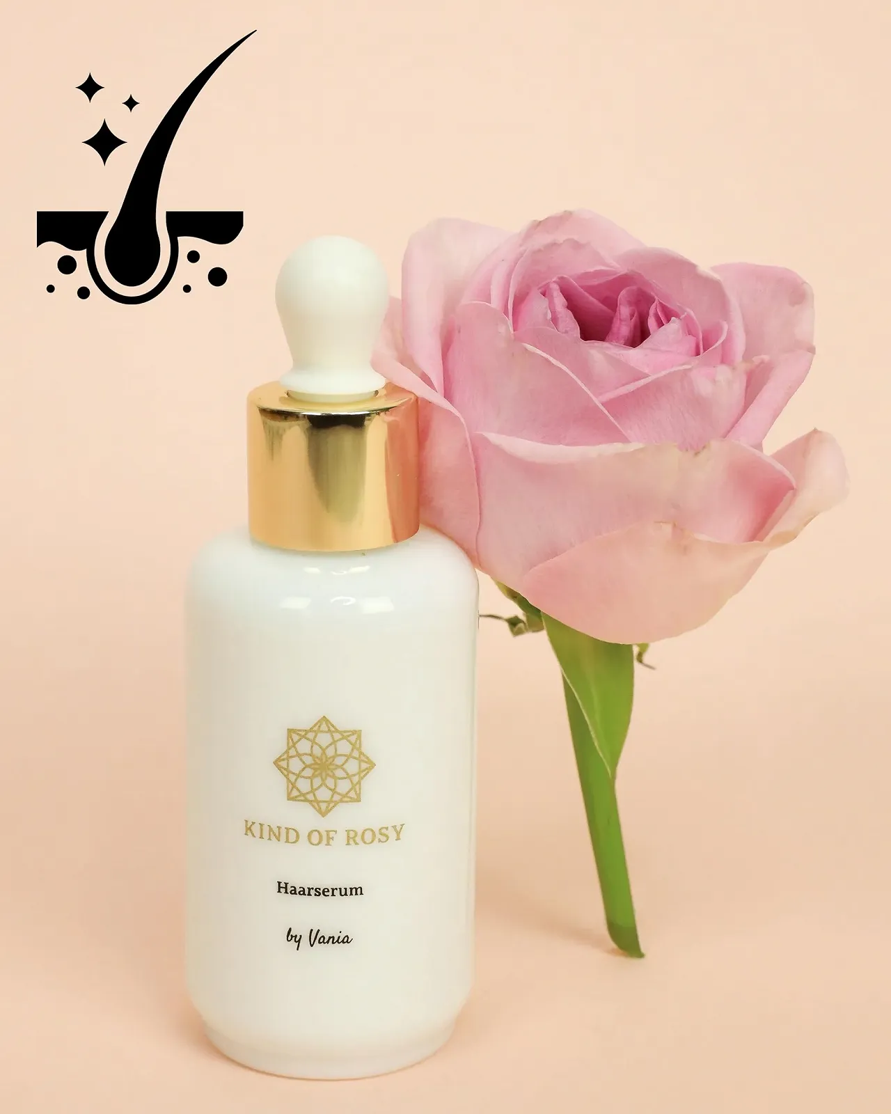 Сироватка для волосся KIND OF ROSY для густоти та росту - Веганська та 100% натуральна, фото №5 Сироватка для волосся KIND OF ROSY для густоти та росту - Веганська та 100% натуральна, фото №5
