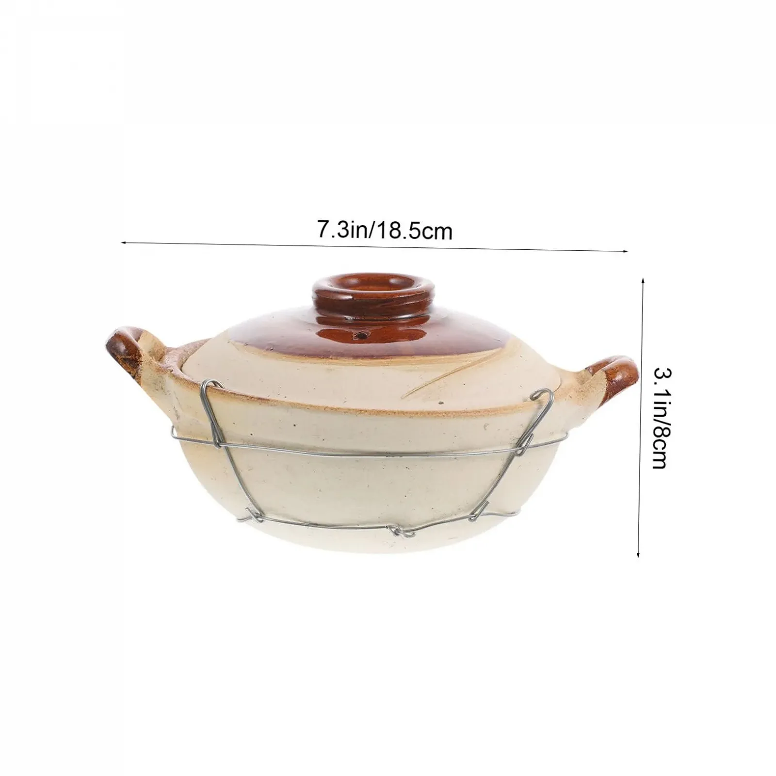 Кастрюля Toyvian с ручкой термостойкая с крышкой для пара, фото №6