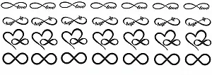Виниловые наклейки Infinity Collection Forever Eternity Black - Фото 1
