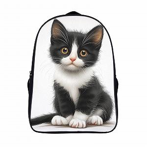 Шкільний рюкзак DPEOANEBN Cat для дівчаток-підлітків, шкільний ранець для початкової школи, дитяча шкільна сумка, повсякденні рюкзаки, 40x28x16 см - Фото 1
