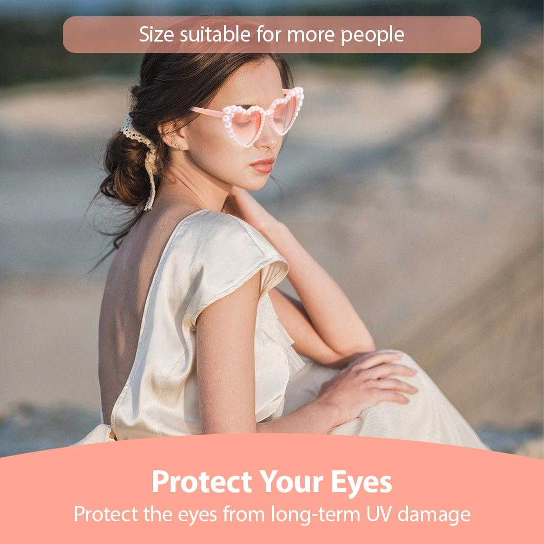 Сонцезахисні Окуляри HAZMA Серце Перламутр, A, фото №5